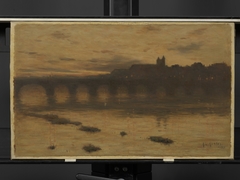 Maastricht by evening by Antonie Louis Koster
