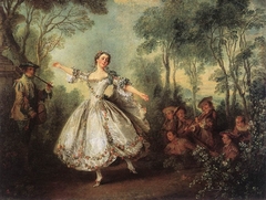 Mademoiselle de Camargo Dancing by Nicolas Lancret