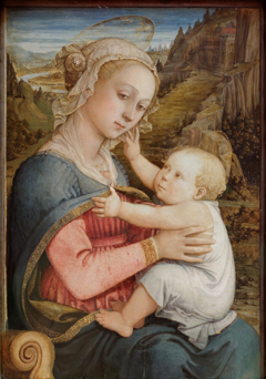 Madonna and child by Filippo Lippi