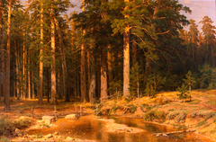 Mast-Tree grove by Ivan Shishkin