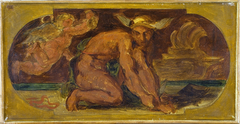 Mercure : Esquisse pour le salon de la Paix à l'Hôtel de Ville de Paris by Eugène Delacroix