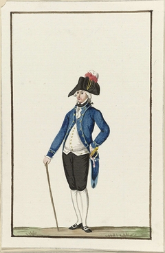 Montering van de schutterij van Zaandijk, ca. 1787 by Unknown Artist