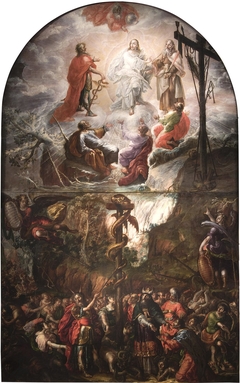 Moses and the Brazen Serpent and the Transfiguration of Jesus by Cristóbal de Villalpando