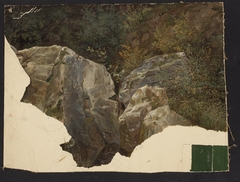 Mountain landscape, sketch by Chrystian Breslauer