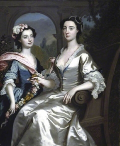 Mrs Elizabeth Birch and her daughter by Joseph Highmore