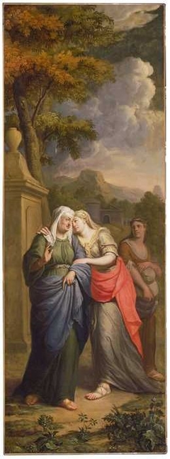 Naomi, Ruth en Orpa by Elias van Nijmegen