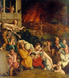 Nero Playing while Rome Burns by Anonymous