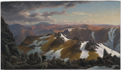 North-east view from the northern top of Mount Kosciusko by Eugene von Guerard