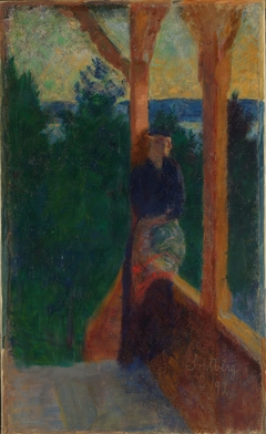 On the Veranda by Harald Sohlberg