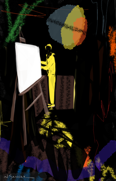 Painters Hand by nezih sancar