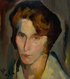 Painting of the artist's mother by Max Liebermann