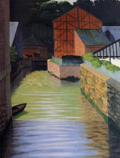 Part of the Town of Pont-Audemer by Félix Vallotton