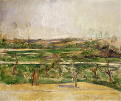 Paysage à Aix-en-Provence by Paul Cézanne