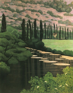 Paysage à Marcillac by Félix Vallotton