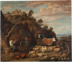 Peasants conversing by David Teniers the Younger