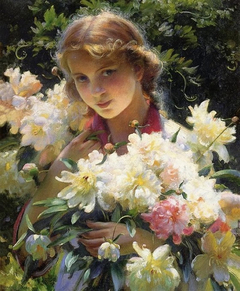 Peonies by Charles Courtney Curran