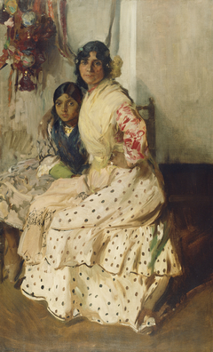 Pepilla the Gypsy and Her Daughter by Joaquin Sorolla y Bastida