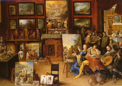 Pictura, Poesis and Musica in a Pronkkamer by Frans Francken the Younger