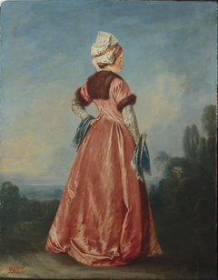 Polish woman (La femme polonaise) by Antoine Watteau