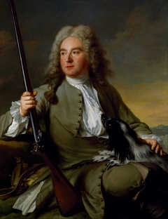 Portrait of a Gentleman as a Hunter by Jean-Marc Nattier