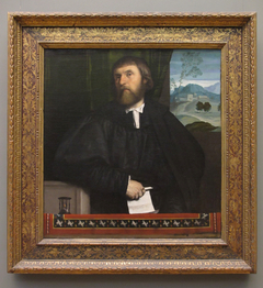 Portrait of a Man by Moretto da Brescia