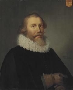 Portrait of a man with a ruff by Jacob Gerritsz Cuyp