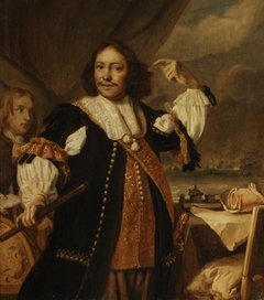 Portrait of Aert Jansz. Van Nes (1626-1693), copy in brunaille, probably preparatory sketch for print by Lambert Visscher by Bartholomeus van der Helst