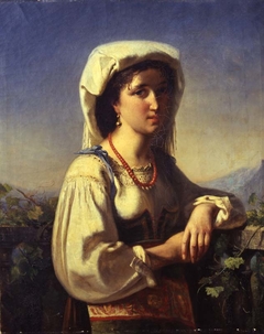 Portrait of an Italian woman by Sipke Kool