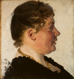 Portrait of Beatrice Diderichsen. by Peder Severin Krøyer