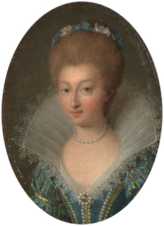 Portrait of Charlotte-Marguerite de Montmorency, Princesse of Condé by Jean-Marie Ribou