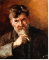 Portrait of David Houston, Professor at the Royal College of Science by George William Russell