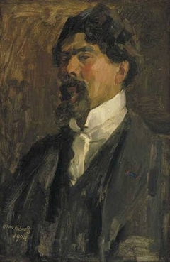 Portrait of Jan Toorop by Isaac Israels