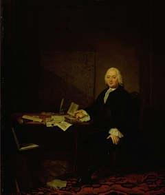 Portrait of Jan Wagenaar, City Historian of Amsterdam by Tibout Regters