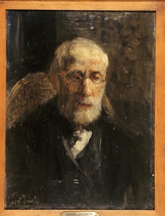 Portrait of Jozef Israels (1824-1911) by Jozef Israëls