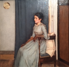 Portrait of Marie Monnom by Fernand Khnopff