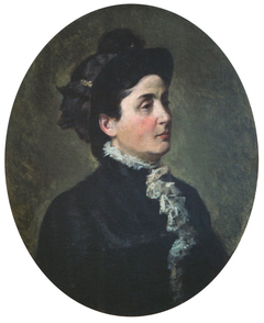 Portrait of Mrs. Fălcoianu by Theodor Aman