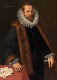 Portrait of Nicolas de Hellincx, counselor of the king by Frans Pourbus the Younger