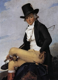 Portrait of Pierre Sériziat by Jacques-Louis David