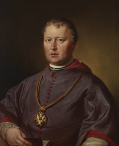 Portrait of Rev. Jan Szafrański by Marcin Jabłoński