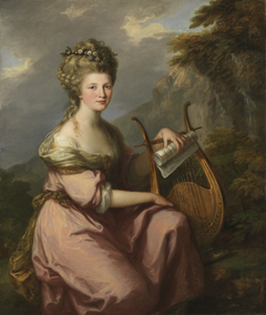 Portrait of Sarah Harrop (Mrs. Bates) as a Muse by Angelica Kauffman