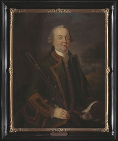 Portrait of Wigbold Adriaan van Nassau ( -1797) by Tethart Philipp Christian Haag