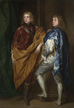 Portraits of Two Young Englishmen by Anonymous