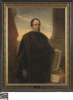 Portret van Cornelis Van Baesdorp, burgemeester van Brugge by Eduard Wallays