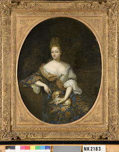 Portret van een vrouw by Caspar Netscher