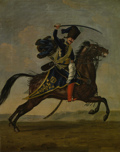 Private, Regiment of Hussars 'Kalnoky' by David Morier