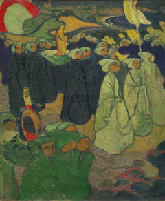 Procession on Pardon at Perros-Guirec by Maurice Denis