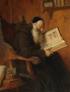Reading by Eduard von Grützner