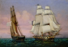 Return of Napoleon from Elba by Ambroise Louis Garneray