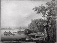 Rhine Landscape by Christian Georg Schütz