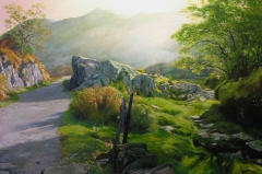 Rocky Valley in Snowdonia by Harry Robertson